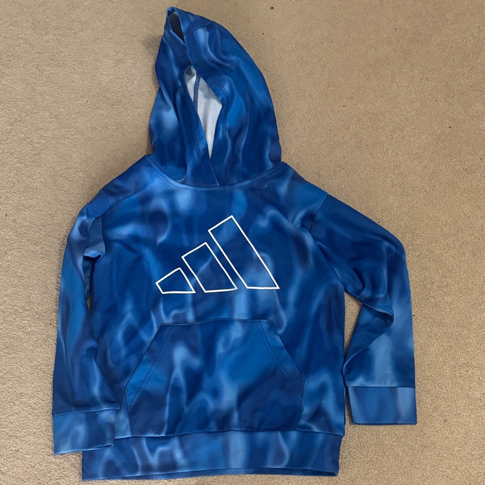 Adidas Kids Blue Hoodie